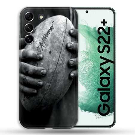 Coque Pour Samsung Galaxy S22 Plus Sport Rugby Ballon Vintage