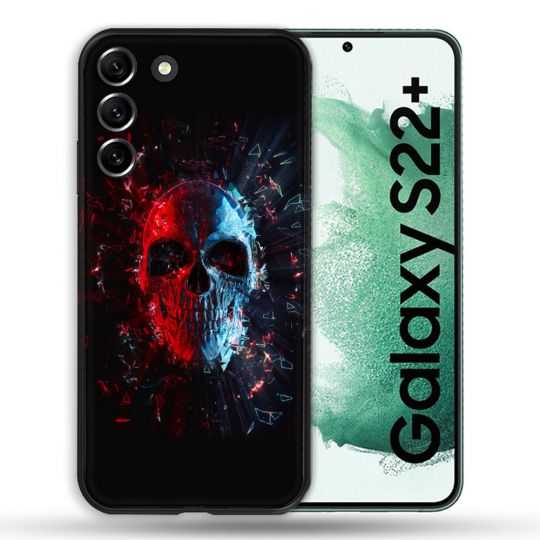 Coque Pour Samsung Galaxy S22 Plus Tete de Mort Deflagration