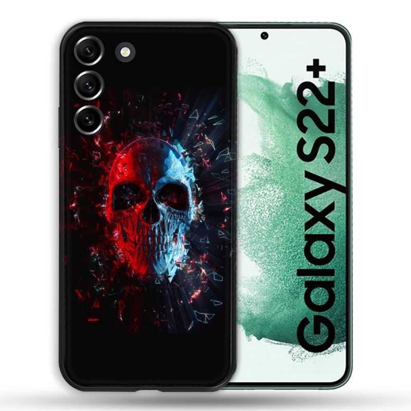 Coque Pour Samsung Galaxy S22 Plus Tete de Mort Deflagration