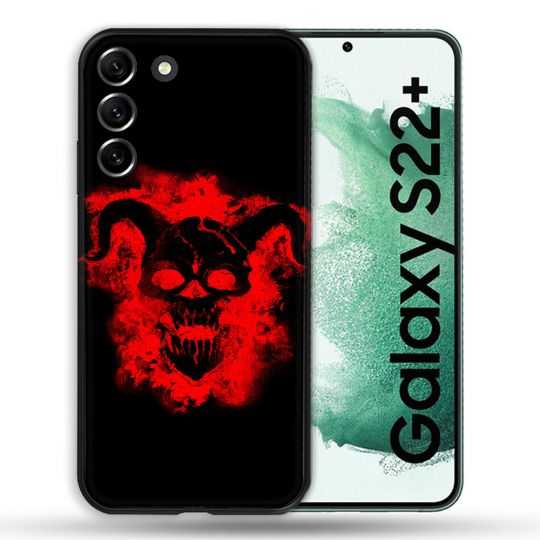Coque Pour Samsung Galaxy S22 Plus Tete de Mort Diable