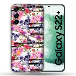 Coque Pour Samsung Galaxy S22 Plus Tete de Mort Pattern