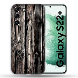 Coque Pour Samsung Galaxy S22 Plus Texture Bois