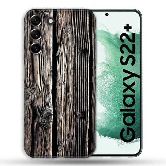 Coque Pour Samsung Galaxy S22 Plus Texture Bois
