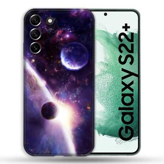 Coque Pour Samsung Galaxy S22 Plus Univers Planete Stellaire
