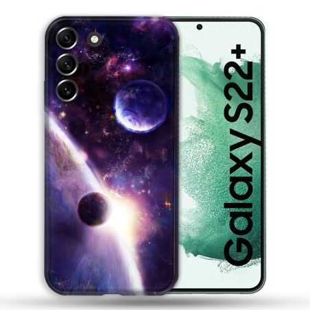 Coque Pour Samsung Galaxy S22 Plus Univers Planete Stellaire