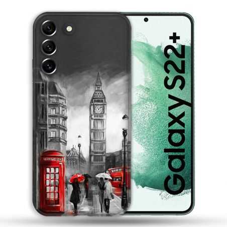 Coque Pour Samsung Galaxy S22 Plus Voyage Angleterre Londres Vintage