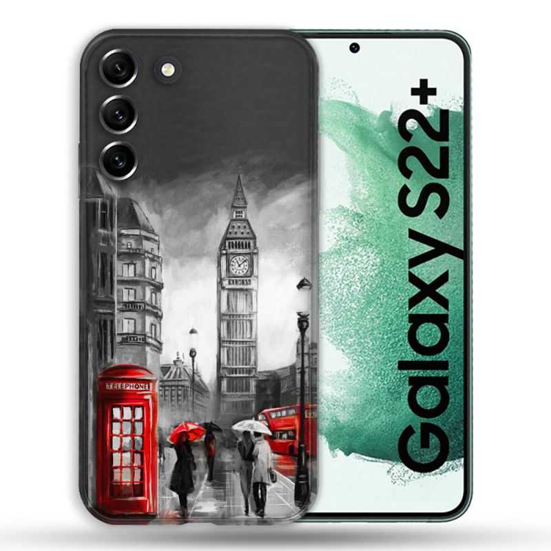 Coque Pour Samsung Galaxy S22 Plus Voyage Angleterre Londres Vintage