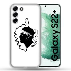 Coque Pour Samsung Galaxy S22 Plus Voyage Corse Blanc