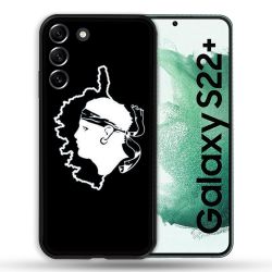 Coque Pour Samsung Galaxy S22 Plus Voyage Corse Noir