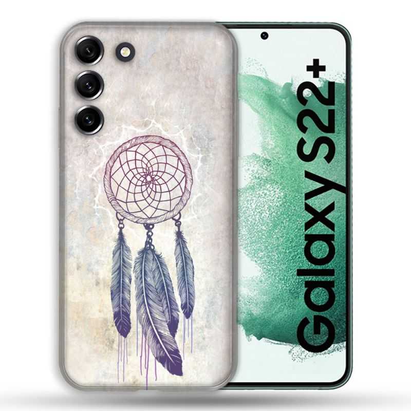 Coque Pour Samsung Galaxy S22 Plus Zen Attrape Reve Blanc