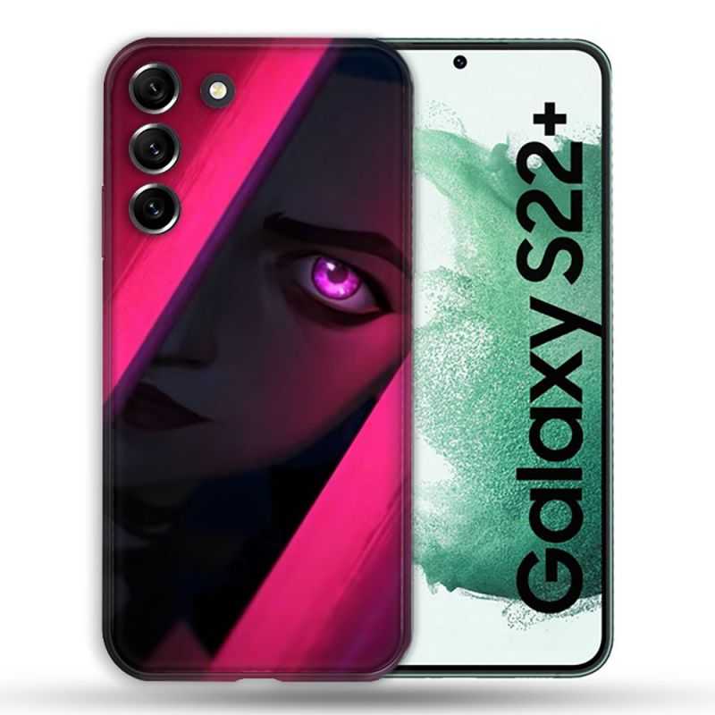 Coque Pour Samsung Galaxy S22 Plus Arcane Jynx Rose