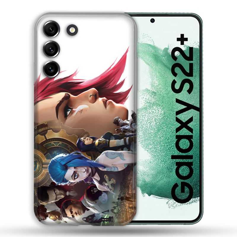 Coque Pour Samsung Galaxy S22 Plus Arcane Jynx Sœur
