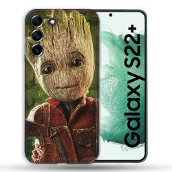 Coque Pour Samsung Galaxy S22 Plus Groot Vert