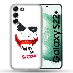 Coque Pour Samsung Galaxy S22 Plus Joker Blanc