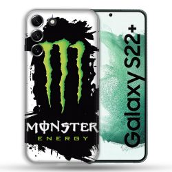 Coque Pour Samsung Galaxy S22 Plus Monster Energy Tache