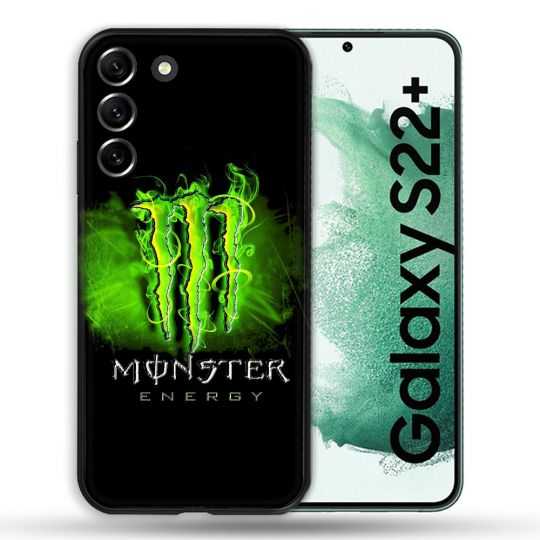 Coque Pour Samsung Galaxy S22 Plus Monster Energy Vert