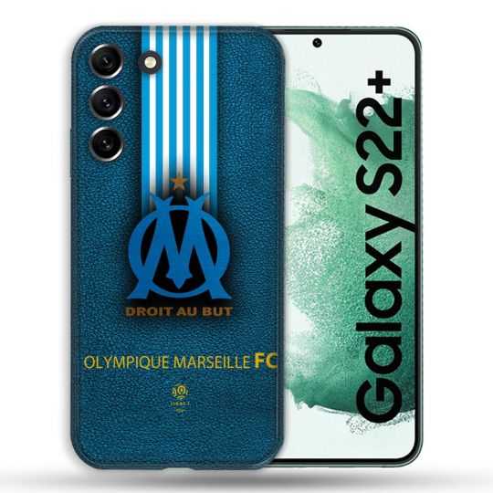 Coque Pour Samsung Galaxy S22 Plus Olympique Marseille OM Bande