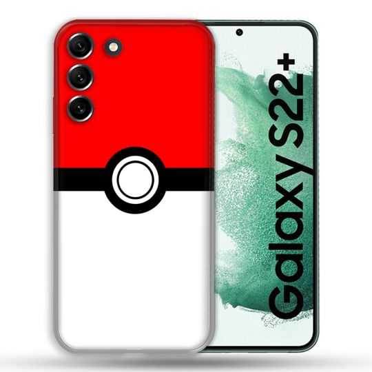 Coque Pour Samsung Galaxy S22 Plus Pokemon Pokeball