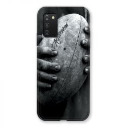 Coque Pour Samsung Galaxy A03S Rugby Ballon Vintage