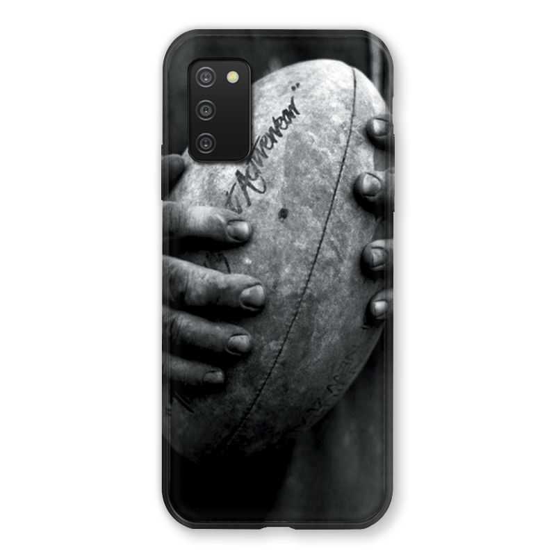 Coque Pour Samsung Galaxy A03S Rugby Ballon Vintage