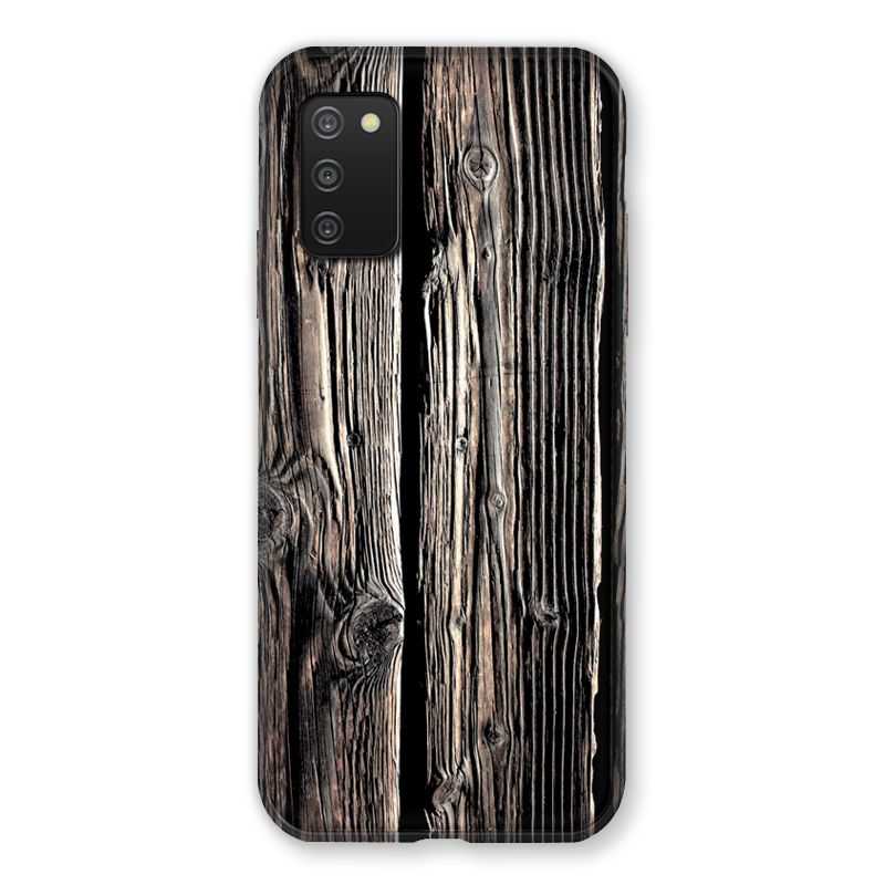 Coque Pour Samsung Galaxy A03S Texture Bois