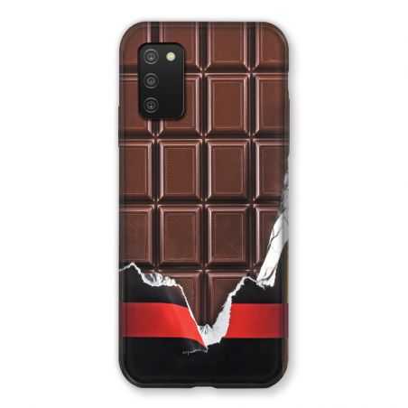 Coque Pour Samsung Galaxy A03S Trompe Oeil Chocolat