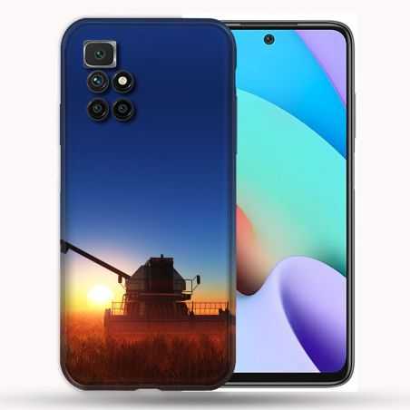 Coque Pour Xiaomi Redmi 10 Agriculture Moissonneuse Soleil