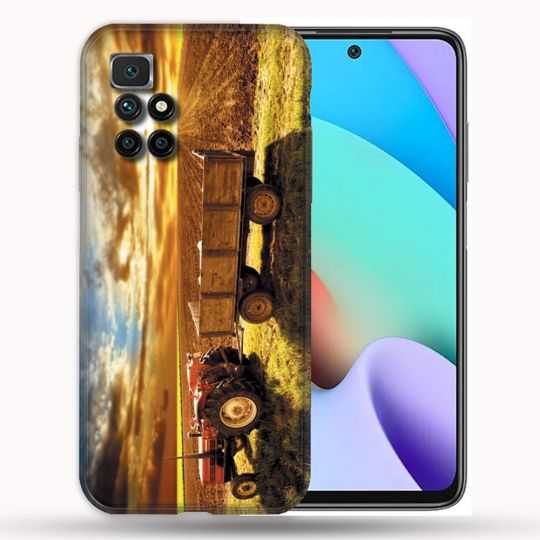 Coque Pour Xiaomi Redmi 10 Agriculture Tracteur Color