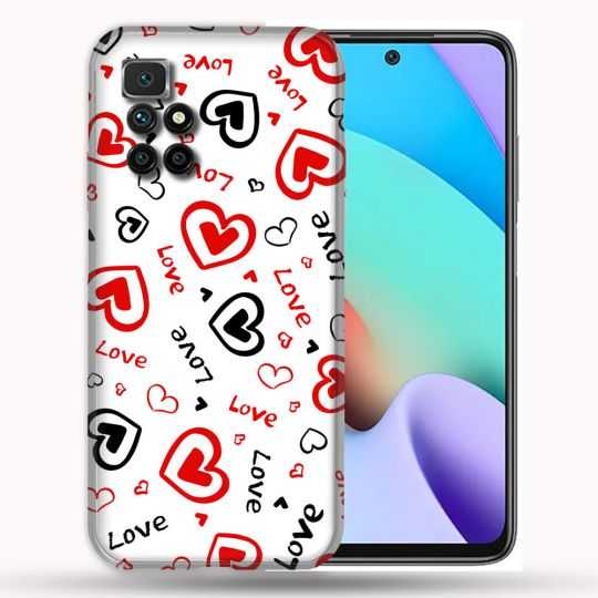Coque Pour Xiaomi Redmi 10 Amour Love