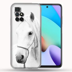 Coque Pour Xiaomi Redmi 10 Animal Cheval Cristal