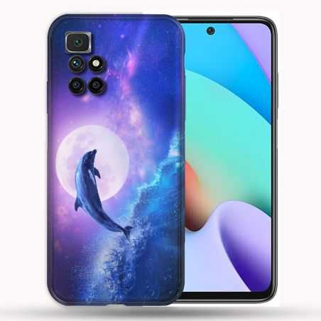 Coque Pour Xiaomi Redmi 10 Animal Dauphin Vague