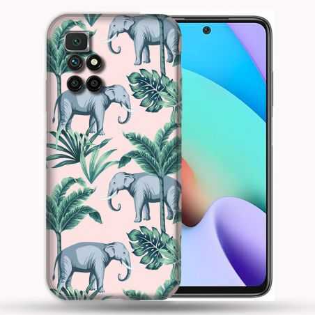 Coque Pour Xiaomi Redmi 10 Animal Elephant Pattern