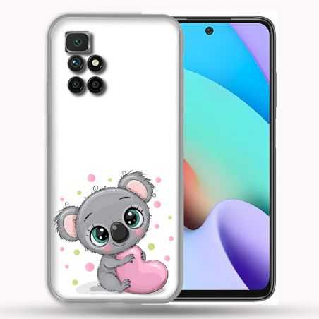 Coque Pour Xiaomi Redmi 10 Animal Koala Cœur