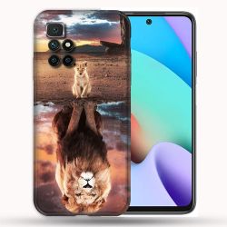 Coque Pour Xiaomi Redmi 10 Animal Lion Reflet