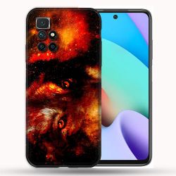 Coque Pour Xiaomi Redmi 10 Animal Loup Espace