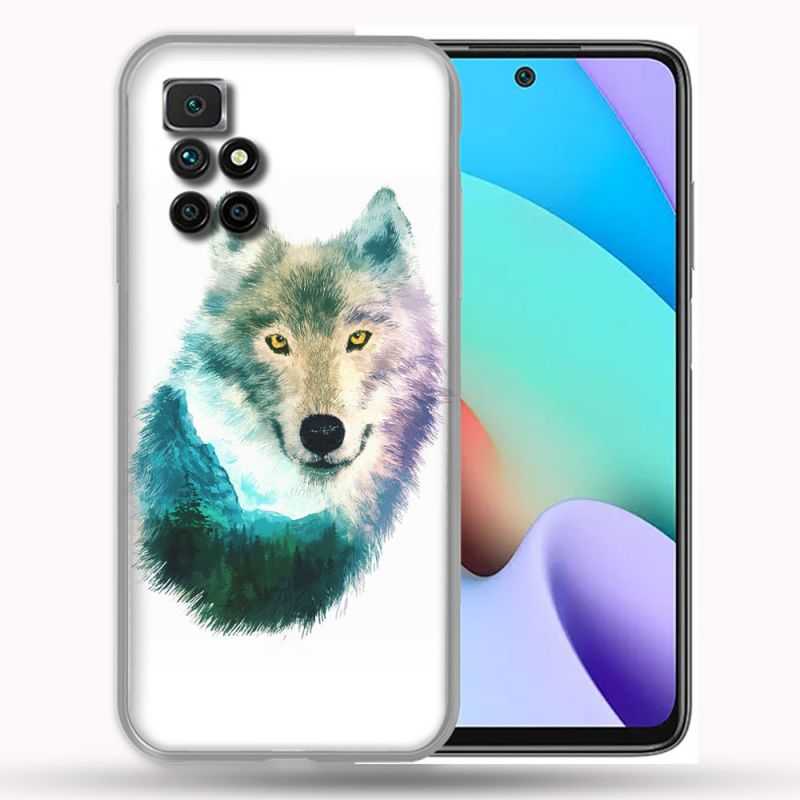 Coque Pour Xiaomi Redmi 10 Animal Loup Montagne