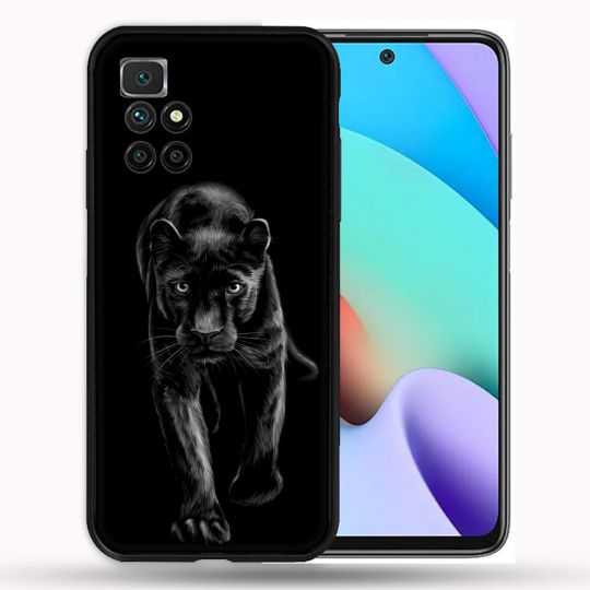 Coque Pour Xiaomi Redmi 10 Animal Panthère Noire