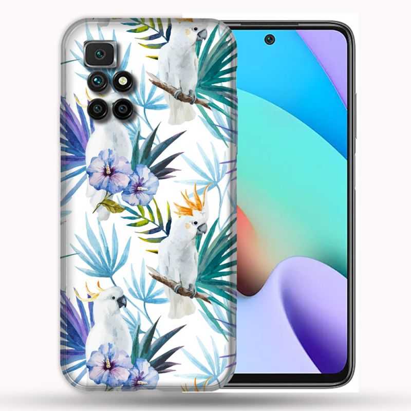Coque Pour Xiaomi Redmi 10 Animal Perroquet Peinture