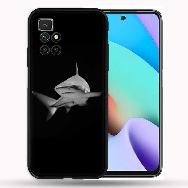 Coque Pour Xiaomi Redmi 10 Animal Requin Sombre