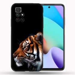 Coque Pour Xiaomi Redmi 10 Animal Tigre Noir