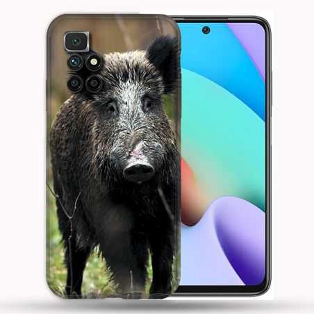 Coque Pour Xiaomi Redmi 10 Chasse Sanglier bois