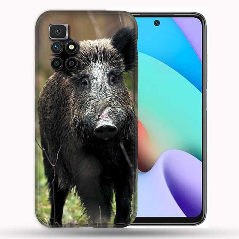 Coque Pour Xiaomi Redmi 10 Chasse Sanglier bois