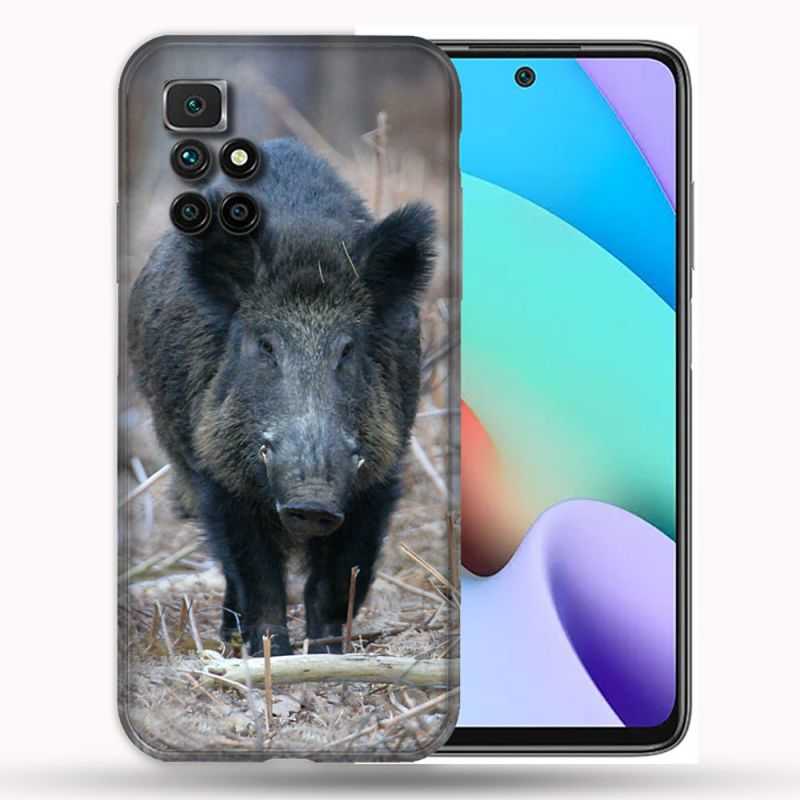 Coque Pour Xiaomi Redmi 10 Chasse Sanglier Pin
