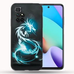 Coque Pour Xiaomi Redmi 10 Fantastique Dragon Bleu