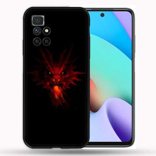 Coque Pour Xiaomi Redmi 10 Fantastique Dragon Feu