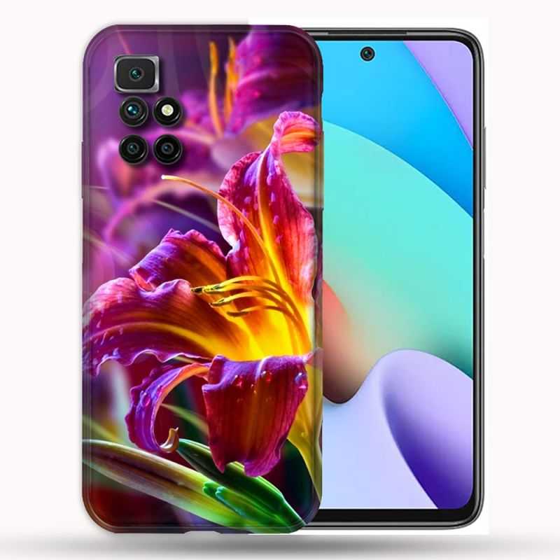 Coque Pour Xiaomi Redmi 10 Fleur Lys Color