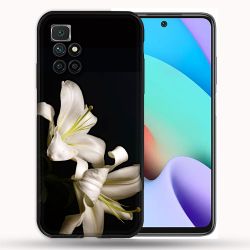 Coque Pour Xiaomi Redmi 10 Fleur Lys Noir