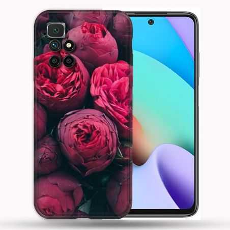 Coque Pour Xiaomi Redmi 10 Fleur Pivoine