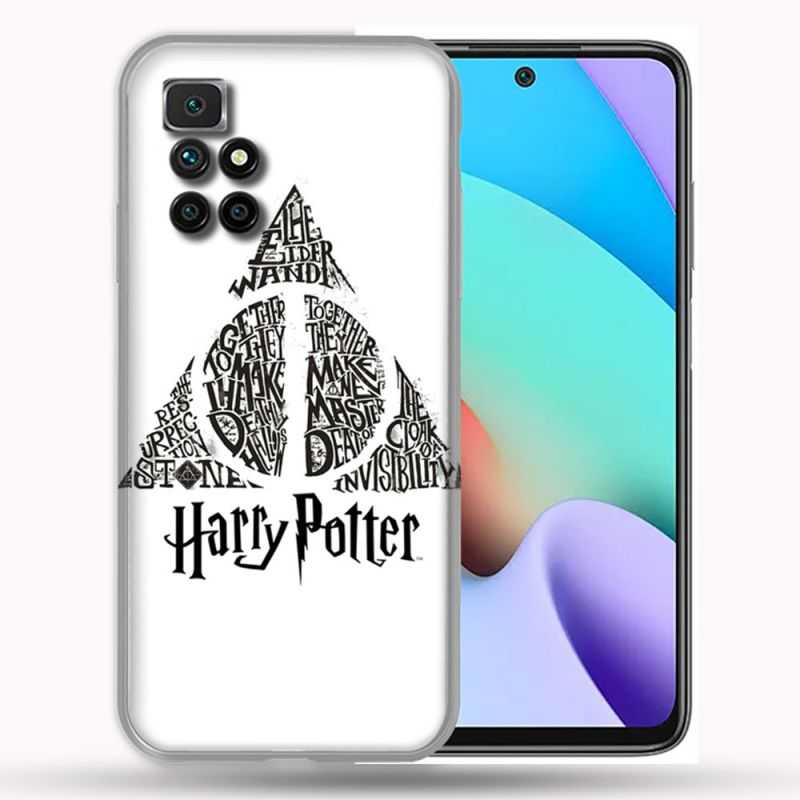 Coque Pour Xiaomi Redmi 10 Harry Potter Hollows triangle Blanc