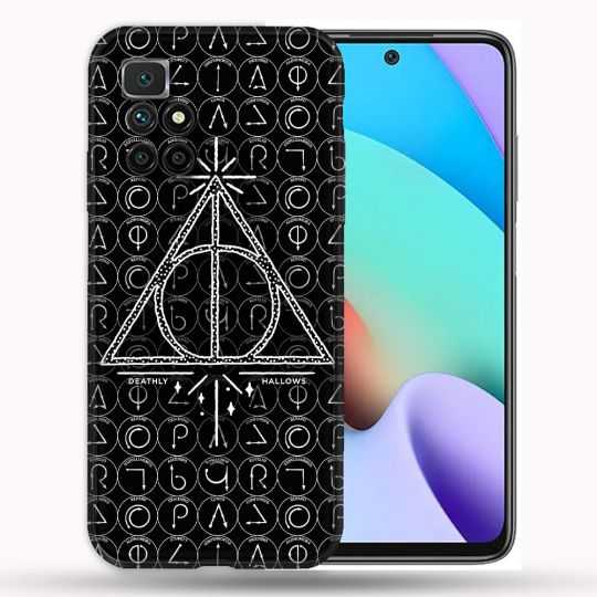 Coque Pour Xiaomi Redmi 10 Harry Potter Hollows Triangle Noir
